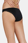 Marks & Spencer Low Rise Three-Fourth Coverage Bikini Panty - Black Mix — thumbnail 16