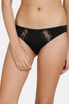 Marks & Spencer Low Rise Three-Fourth Coverage Bikini Panty - Black Mix — thumbnail 18