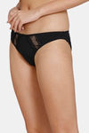 Marks & Spencer Low Rise Three-Fourth Coverage Bikini Panty - Black Mix — thumbnail 3