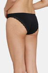 Marks & Spencer Low Rise Three-Fourth Coverage Bikini Panty - Black Mix — thumbnail 4