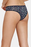 Marks & Spencer Low Rise Three-Fourth Coverage Bikini Panty - Navy Mix — thumbnail 12