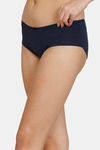 Marks & Spencer Medium Rise Three-Fourth Coverage Bikini Panty - Navy Mix — thumbnail 7