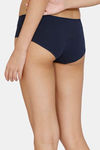 Marks & Spencer Medium Rise Three-Fourth Coverage Bikini Panty - Navy Mix — thumbnail 8