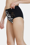 Marks & Spencer High Rise Full Coverage Hipster Panty - Black Mix — thumbnail 2