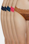 Marks & Spencer Low Rise Three-Fourth Coverage Bikini Panty (Pack of 5) - Multicolor — thumbnail 1