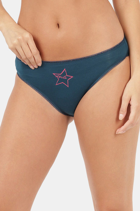 Marks & Spencer Low Rise Three-Fourth Coverage Hipster Panty (Pack of 3) - Multicolor — image 2