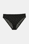 Marks & Spencer Medium Rise Three-Fourth Coverage Hipster Panty (Pack of 3) - Black — thumbnail 2