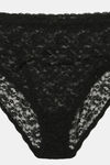 Marks & Spencer Medium Rise Three-Fourth Coverage Hipster Panty (Pack of 3) - Black — thumbnail 3