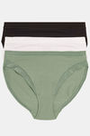 Marks & Spencer Medium Rise Three-Fourth Coverage Hipster Panty (Pack of 3) - Multicolor — thumbnail 1