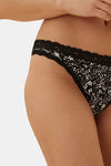 Marks & Spencer Low Rise Half Coverage Thong (Pack of 3) - Multicolor — thumbnail 2