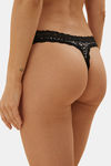 Marks & Spencer Low Rise Half Coverage Thong (Pack of 3) - Multicolor — thumbnail 3