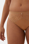 Marks & Spencer Medium Rise Three-Fourth Coverage Bikini Panty - Rich Amber — thumbnail 2