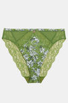 Marks & Spencer High Rise Half Coverage Bikini Panty - Green Mix — thumbnail 3