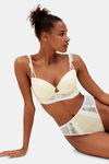 Marks & Spencer High Rise Full Coverage Hipster Panty - Yellow Mix — thumbnail 2