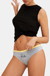Marks & Spencer Low Rise Three-Fourth Coverage Thong Panty (Pack of 3) - Yellow Mix       — thumbnail 2
