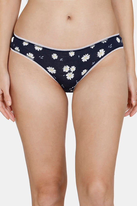 Marks & Spencer Low Rise Full Coverage Bikini Panty (Pack of 5) - Multicolor — image 10