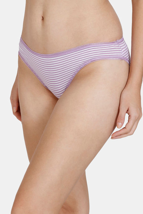 Marks & Spencer Low Rise Full Coverage Bikini Panty (Pack of 5) - Multicolor — image 3