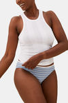 Marks & Spencer High Rise Full Coverage Hipster Panty (Pack of 5) - Blue Mix         — thumbnail 2