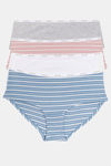 Marks & Spencer Medium Rise Full Coverage Hipster Panty (Pack of 5) - Multicolor — thumbnail 1