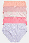 Marks & Spencer Full Coverage Mid Rise Hipster Panty - Light Pink Mix — thumbnail 1