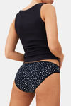 Marks & Spencer Full Coverage High Rise Hipster Panty - Navy Mix — thumbnail 3
