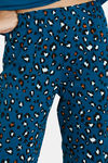 Marks & Spencer Pure Cotton Animal Print Pyjama Set - Teal Mix — thumbnail 6