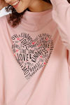 Marks & Spencer Pure Cotton Love Heart Pyjama Set - Pink Mix — thumbnail 5