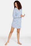 Marks & Spencer Snoopy Cotton Rich Nightshirt - Medium Blue — thumbnail 4