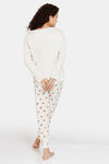 Marks & Spencer Cotton Rich Cat And Dog Print Pyjama Set - Oatmeal Mix — thumbnail 3