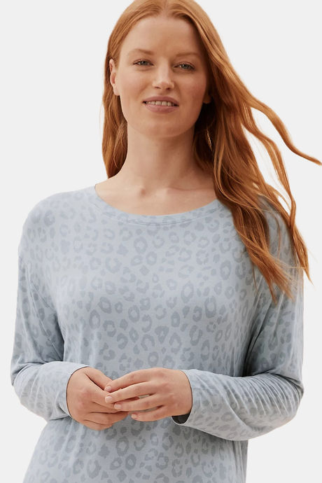 Marks & Spencer Polyester Mid Length Nightdress - Grey — image 4