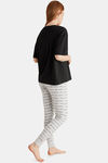 Marks & Spencer Cotton Pyajama Set - Black — thumbnail 2