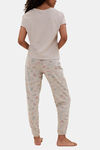 Marks & Spencer Cotton Sleep Pyajama - Grey Mix — thumbnail 2