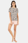 Marks & Spencer Cotton Shorts Set - Pink Mix — thumbnail 1