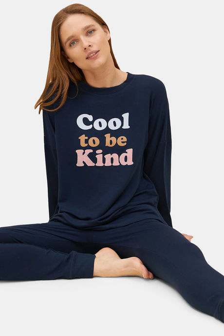 Marks & Spencer Polyester Sleep Pyjama - Navy — image 4