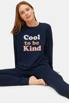 Marks & Spencer Polyester Sleep Pyjama - Navy — thumbnail 4
