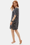 Marks & Spencer Polyester Short Length Nightdress - Navy Mix — thumbnail 2