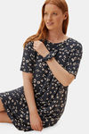 Marks & Spencer Polyester Short Length Nightdress - Navy Mix — thumbnail 3