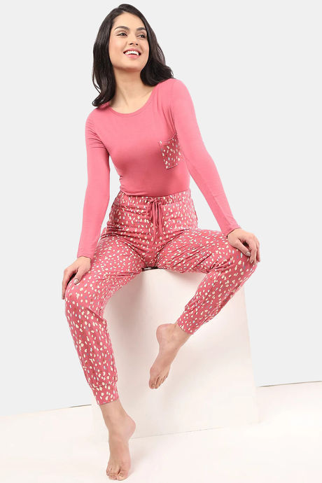 Marks & Spencer Cotton Sleep Pyjama - Pink Mix — image 3