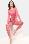 Marks & Spencer Cotton Sleep Pyjama - Pink Mix — thumbnail 3
