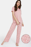 Marks & Spencer Cotton Loungewear - Pink Mix — thumbnail 1