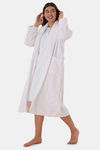 Marks & Spencer Cotton Mid Length Nightdress - Light Blue — thumbnail 1