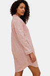 Marks & Spencer Cotton Sleep Shirt - Pink Mix — thumbnail 2
