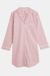 Marks & Spencer Cotton Sleep Shirt - Pink Mix — thumbnail 5
