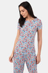 Marks & Spencer Lounge Top - Blue Jade — thumbnail 1