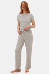 Marks & Spencer Viscose Lounge Top - Grey Mix — thumbnail 2