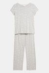 Marks & Spencer Viscose Lounge Top - Grey Mix — thumbnail 4