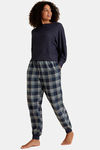 Marks & Spencer Lounge Pants - Blue Mix — thumbnail 1