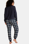 Marks & Spencer Lounge Pants - Blue Mix — thumbnail 3