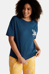 Marks & Spencer Lounge Top - Blue Teal — thumbnail 2