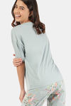 Marks & Spencer Lounge Pants - Blue Mix — thumbnail 2